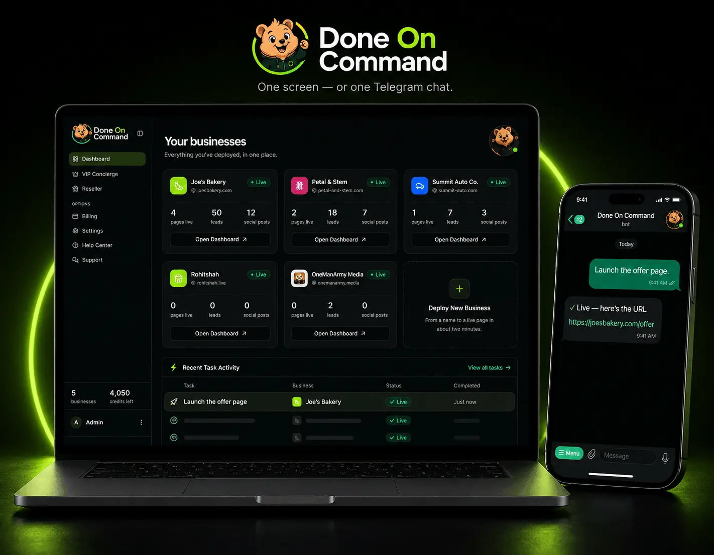 Done on Command Review